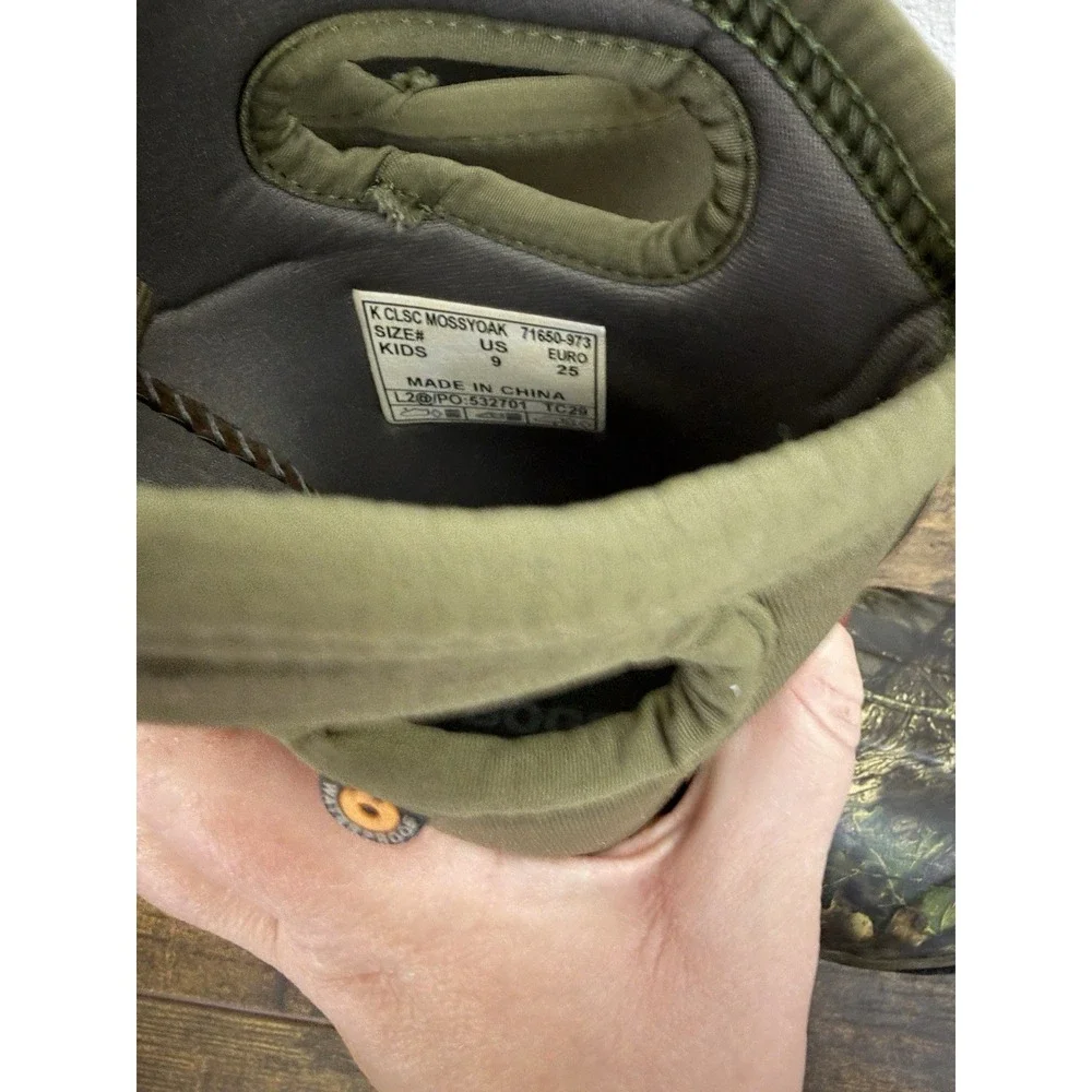 71650 BOGS Kids Classic Mossy Oak Insulated Boot‎ NEW Sz 9